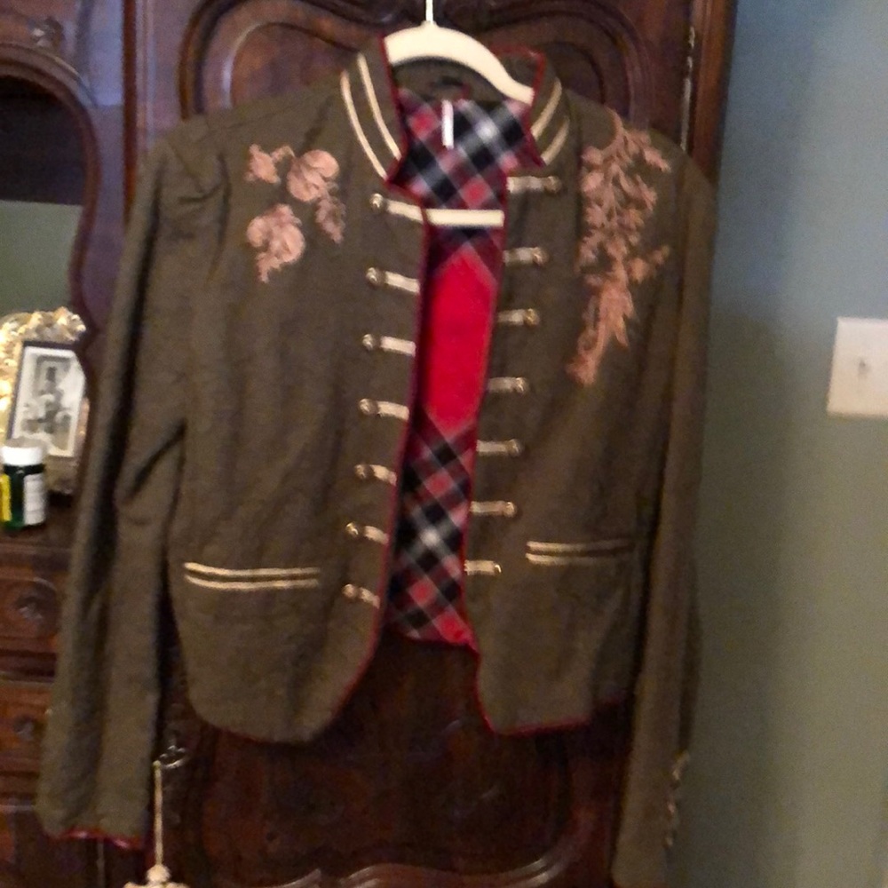 Free People Military Jacket